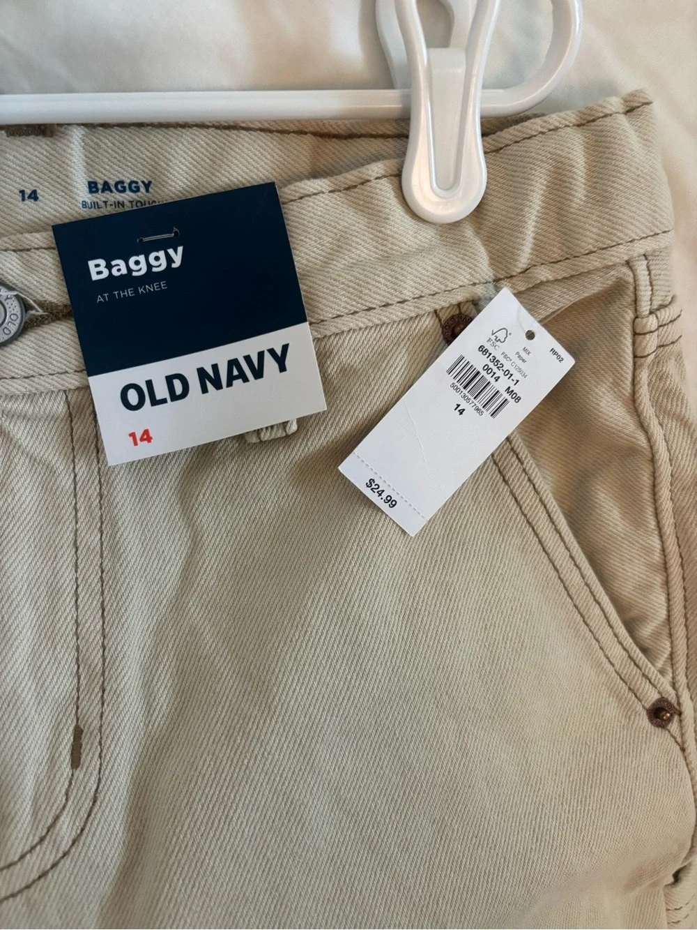Old Navy baggy knee length shorts